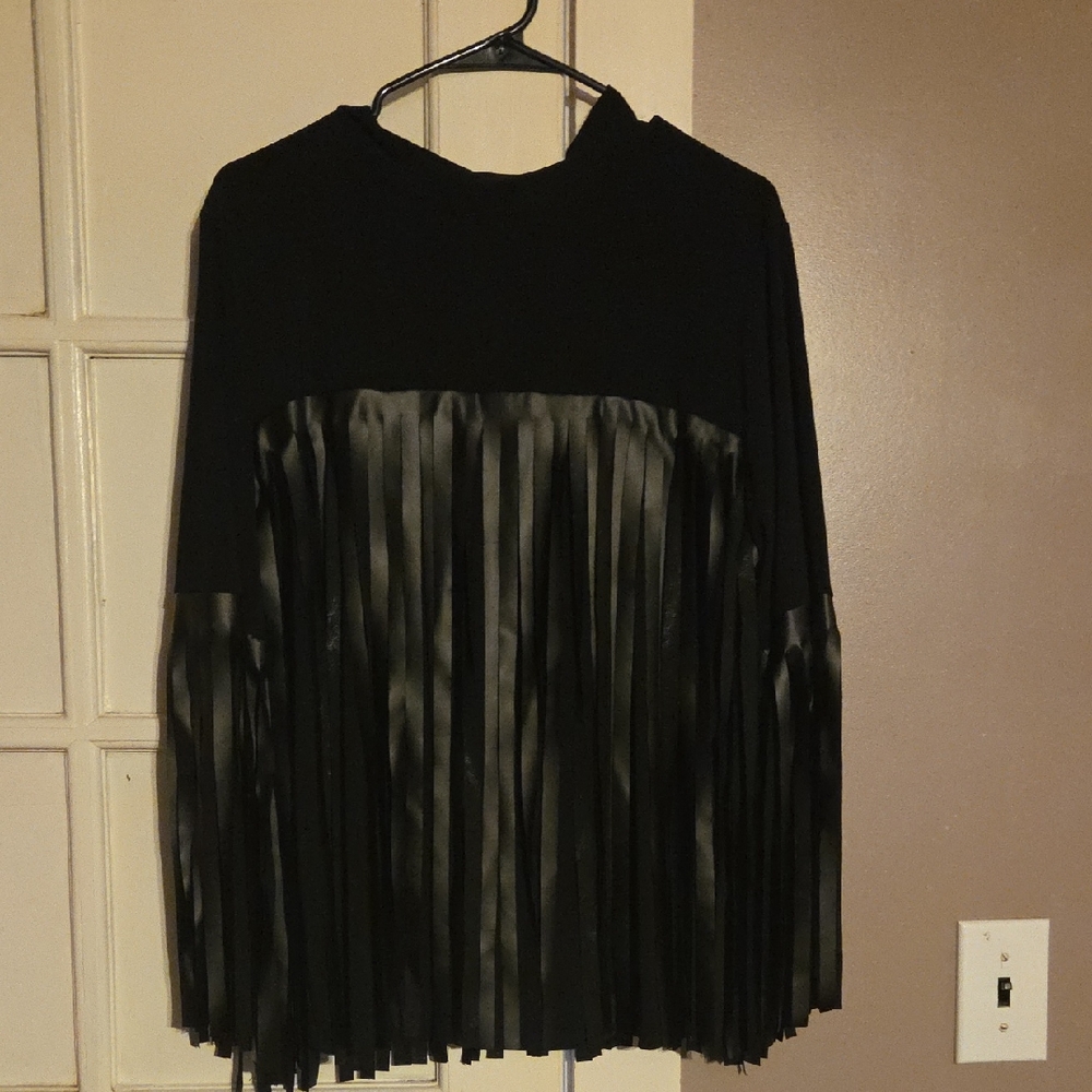👢Ashley Stewart Elegant Black Top